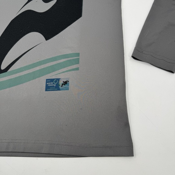 World Rowing Championships 2018 Long Sleeve Gray Shirt SIZE Large - Picture 6 of 13